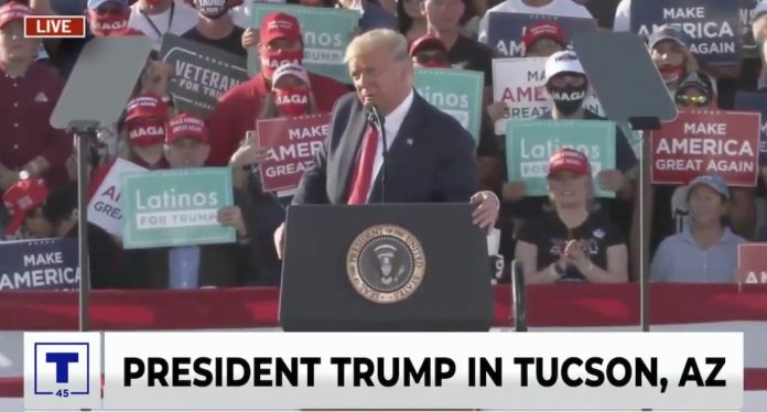 Donald Trump wiec Arizona