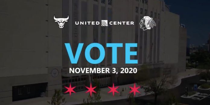 United Center wybory USA Chicago