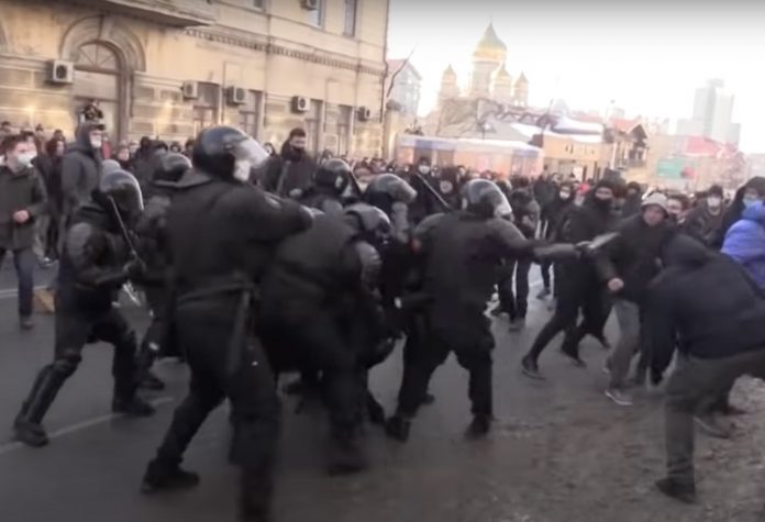Rosja protest demonstracja