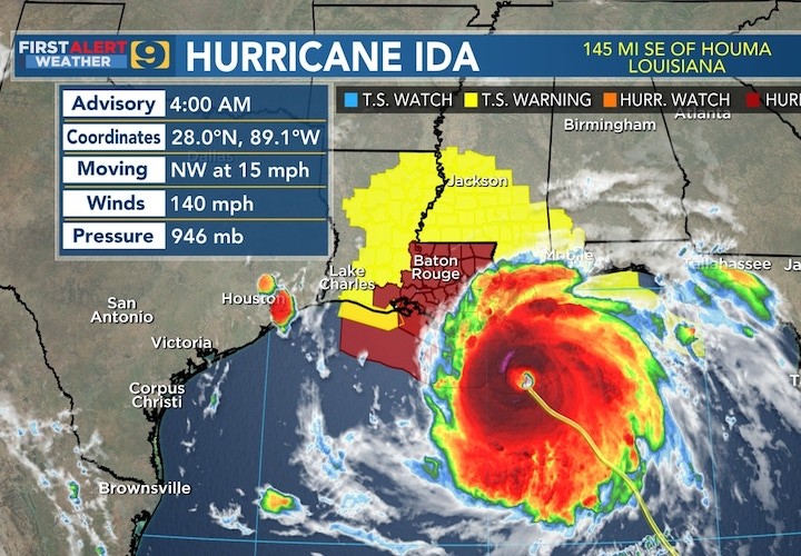 USA huragan Ida, ewakuacja z Luizjany Polskie Radio